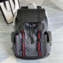 Gucci  ‎495563 GG Black backpack Black grey soft GG Supreme - Default Title - View 1