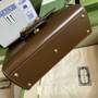 Gucci 702049 Horsebit 1955 medium bag in brown leather - Default Title - View 3