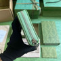 Gucci Blondie zip-around wallet 760312 in green leather - Default Title - View 4