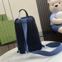Gucci Jumbo GG crossbody bag �?66937 in Navy Blue leather