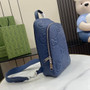 Gucci Jumbo GG crossbody bag ‎766937 in Navy Blue leather - Default Title - View 2