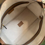 Gucci 715772 Small top handle bag with Double G Brown leather