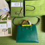 Gucci 655658 Diana medium top handle bag Green leather - Default Title - View 9
