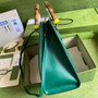Gucci 655658 Diana medium top handle bag Green leather - Default Title - View 5