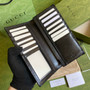 Gucci ‎�?72947 Long wallet with Interlocking G Black leather