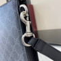 Gucci GG pouch with grey trim, 821155 black GG Supreme canvas - Default Title - View 8