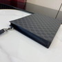 Gucci GG pouch with grey trim, 821155 black GG Supreme canvas - Default Title - View 5