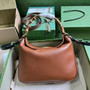 Gucci 746124 Diana medium shoulder bag in brown leather