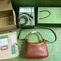 Gucci 746124 Diana medium shoulder bag in brown leather
