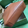 Gucci 746124 Diana medium shoulder bag in brown leather - Default Title - View 3