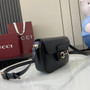 Gucci Horsebit 1955 Soft mini shoulder bag 815205 in black leather
