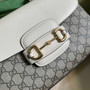 Gucci 702049 Horsebit 1955 medium bag in beige GG leather