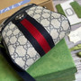 Gucci ‎598127 Ophidia GG shoulder bag Blue leather - Default Title - View 6