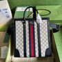 Gucci Ophidia medium tote bag �?24685 Blue Leather