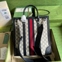 Gucci Ophidia medium tote bag �?24685 Blue Leather