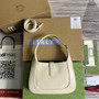 Gucci ‎636709 Jackie 1961 small shoulder bag beige leather - Default Title - View 3