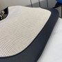 Gucci B Large shoulder bag, 815924 in natural canvas black leather