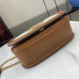 Gucci Blondie mini shoulder bag in cotton canvas brown leather ‎815711 - Default Title - View 4