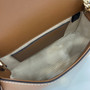 Gucci Blondie mini shoulder bag in cotton canvas brown leather ‎815711 - Default Title - View 6