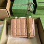 Gucci Deco mini shoulder bag in rose beige leather 741457