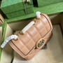 Gucci Deco mini shoulder bag in rose beige leather 741457