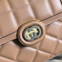 Gucci Deco mini shoulder bag in rose beige leather 741457