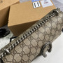 Gucci 499623 Dionysus GG small shoulder bag Beige Supreme