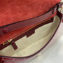 Gucci Blondie small shoulder bag in red leather 814952 - Default Title - View 8