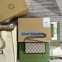 Gucci ‎621892 Horsebit 1955 wallet with chain black GG Supreme - Default Title - View 3