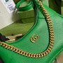 Gucci 731817 Aphrodite small shoulder bag in green leather - Default Title - View 5