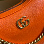 Gucci 731817 Aphrodite small shoulder bag in orange leather