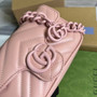 Gucci 699757 GG Marmont belt bag pink