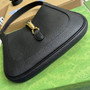 Gucci �?36709 Jackie 1961 small natural grain bag Black natural grain leather