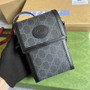 Gucci ‎699402 Mini bag with Interlocking G Black GG Supreme - Default Title - View 1