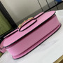 Gucci Horsebit 1955 shoulder bag 602204 in pink leather