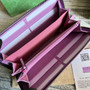 Gucci ‎‎456117 GG Marmont zip around wallet Purple leather - W9cm x H17.5cm x D2cm / Purple - View 2