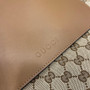 Gucci B large shoulder bag, 815924 in beige and dark brown
