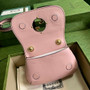 Gucci �?98643 Blondie mini bag in cuir leather pink