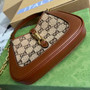 Gucci 675799 Jackie 1961 mini GG shoulder bag brown