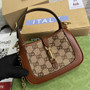 Gucci 675799 Jackie 1961 mini GG shoulder bag brown - Default Title - View 1