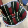 Gucci GG Emblem small bucket bag 815118 in blue fabric