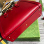 Gucci 702721 Diana Small Tote Bag Red Leather