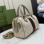 Gucci Ophidia small boston bag, 772053 GG Supreme canvas - Brown - View 6