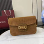 Gucci Horsebit 1955 Aura medium shoulder bag, �?36890 brown suede