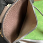 Gucci ‎�?00732 cat print phone case Beige and ebony GG Supreme canvas