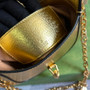 Gucci 675799 Jackie 1961 mini GG shoulder bag Gold leather - Default Title - View 9