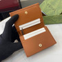 Gucci GG Emblem mini wallet, 820692 in beige and brown leather - Default Title - View 8