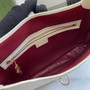 Gucci Jackie small shoulder bag in beige patent leather 782849