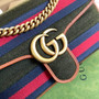 Gucci GG 443497 Marmont small shoulder handbag brown