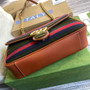 Gucci GG 443497 Marmont small shoulder handbag brown - Default Title - View 6